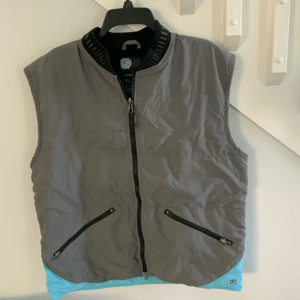 Vintage Burton Men's Ski snowboard convertible insulator Vest size M